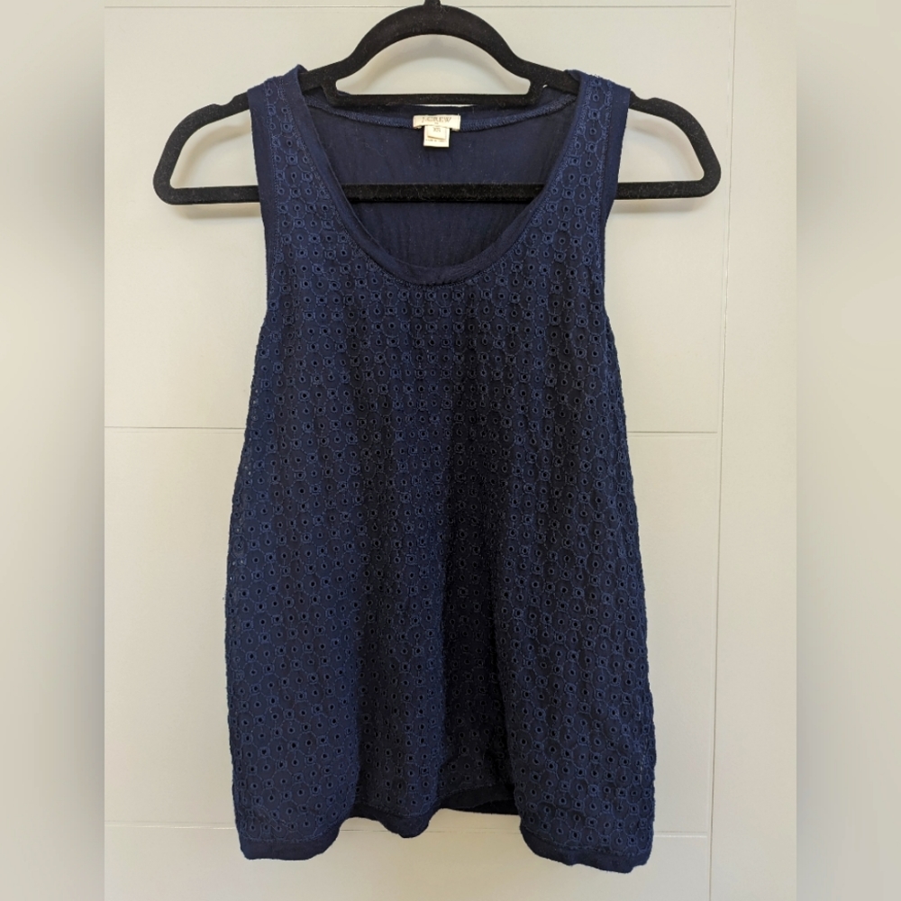 J Crew Navy Soft Elegant Camisole